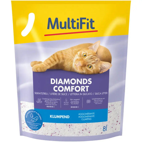 Kattegrus Diamonds Comfort klumpende 8 l - Maxi Zoo Danmark
