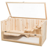 Rodent home wood 100x50x50 cm - Maxi Zoo Danmark