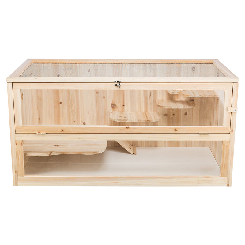 Rodent home wood 100x50x50 cm - Maxi Zoo Danmark