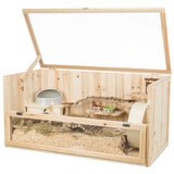 Rodent home wood 100x50x50 cm - Maxi Zoo Danmark