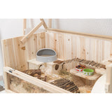 Rodent home wood 100x50x50 cm - Maxi Zoo Danmark