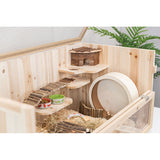 Rodent home wood 100x50x50 cm - Maxi Zoo Danmark