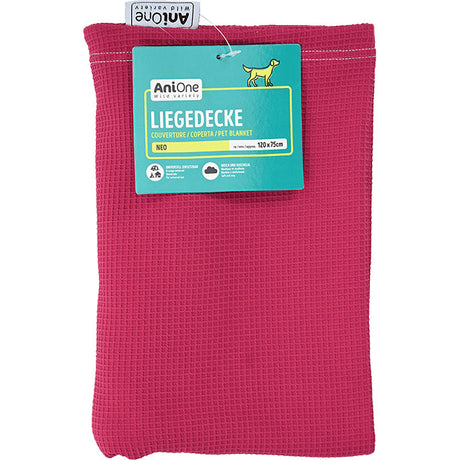 Hundetæppe120x75 cm berry - Maxi Zoo Danmark