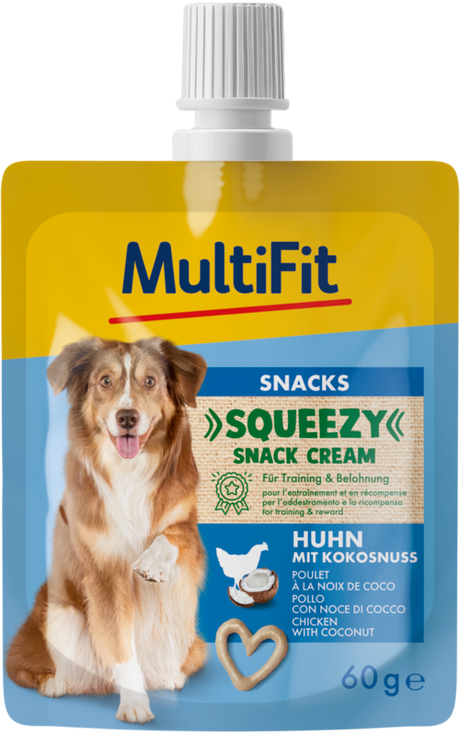 Squeezy snack Creamkylling, kokos 60 ml - Maxi Zoo Danmark