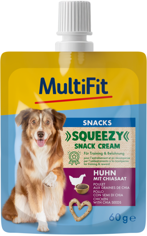 Squeezy snack Creamkylling, chia 60 ml - Maxi Zoo Danmark