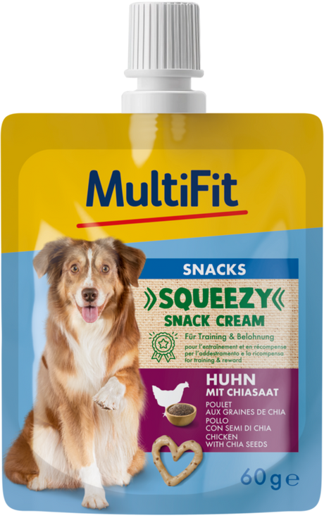 Squeezy snack Creamkylling, chia 60 ml - Maxi Zoo Danmark