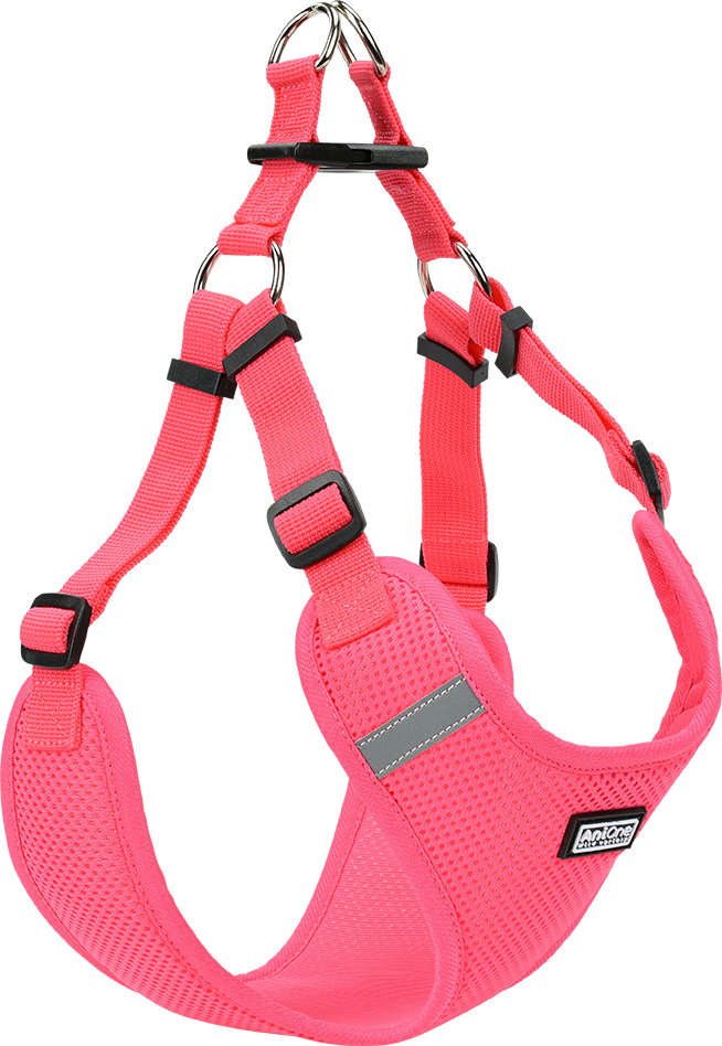 Nylonsele mesh 24-32 cm pink - Maxi Zoo Danmark