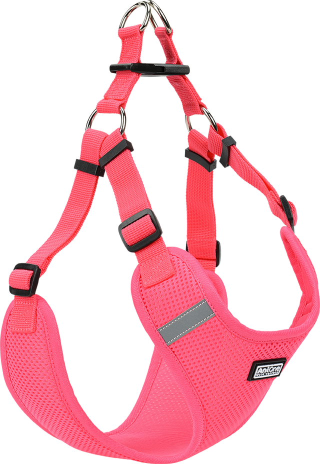 Nylonsele mesh 24-32 cm pink - Maxi Zoo Danmark