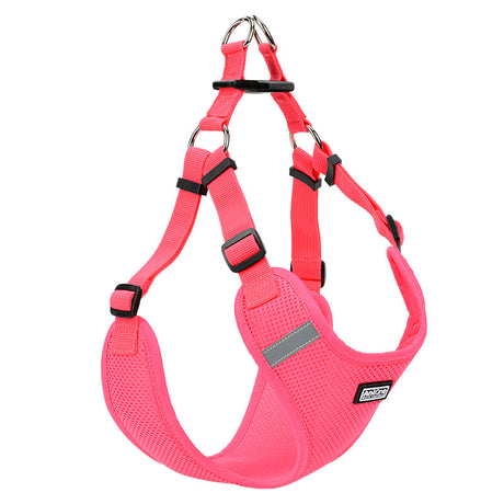 Nylonsele mesh 54-78 cm pink - Maxi Zoo Danmark