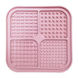 Slikkemåtte 20x20 cm lyserød - Maxi Zoo Danmark