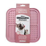 Slikkemåtte 20x20 cm lyserød - Maxi Zoo Danmark