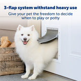 Extreme weather pet door 8,42x55x34,30 cm large