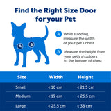 Extreme weather pet door 8,42x55x34,30 cm large