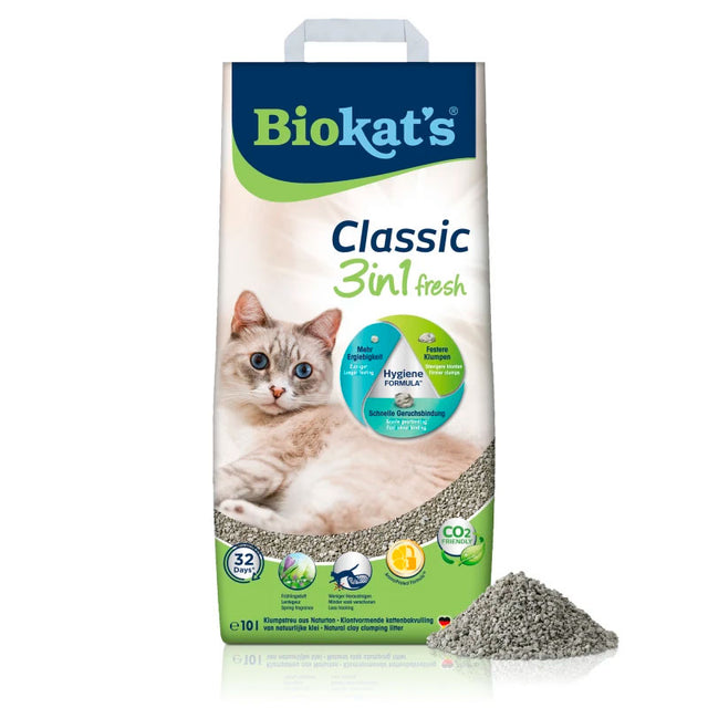 Kattegrus Classic Fresh 3i1 - Maxi Zoo Danmark