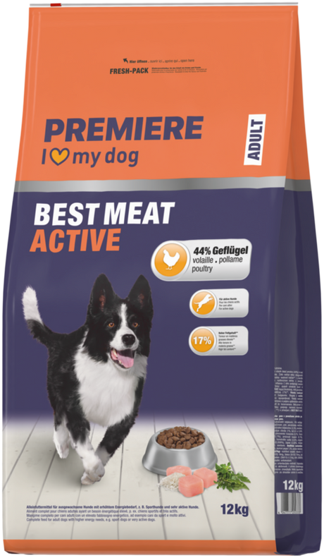 Adult Best Meat Active 12 kg - Maxi Zoo Danmark