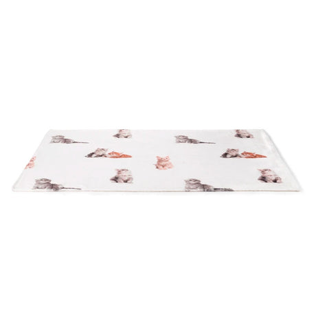 Tæppe m/katte120x85 cm - Maxi Zoo Danmark