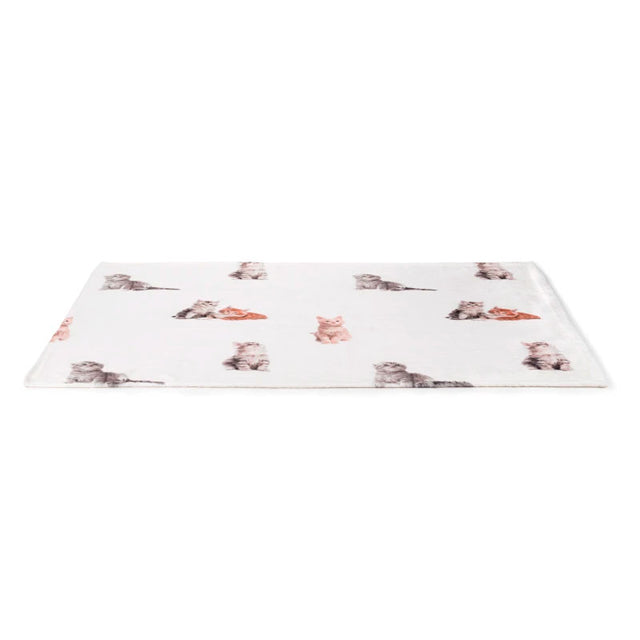 Tæppe m/katte120x85 cm - Maxi Zoo Danmark
