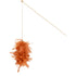 Drillepind m/fjer50 cm - Maxi Zoo Danmark