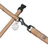 Nylonsele + lineS/L 29-50 cm brun - Maxi Zoo Danmark
