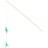 Drillepind m/fjer og boldXL 90 cm - Maxi Zoo Danmark