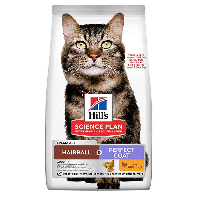 Adult Hairball & Perfect Coat Kylling 7 kg