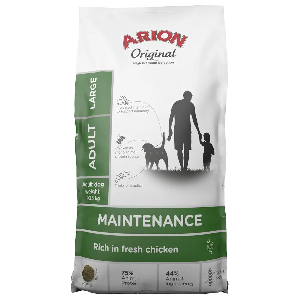 Adult Original Maintenance Large kylling 12 kg - Maxi Zoo Danmark
