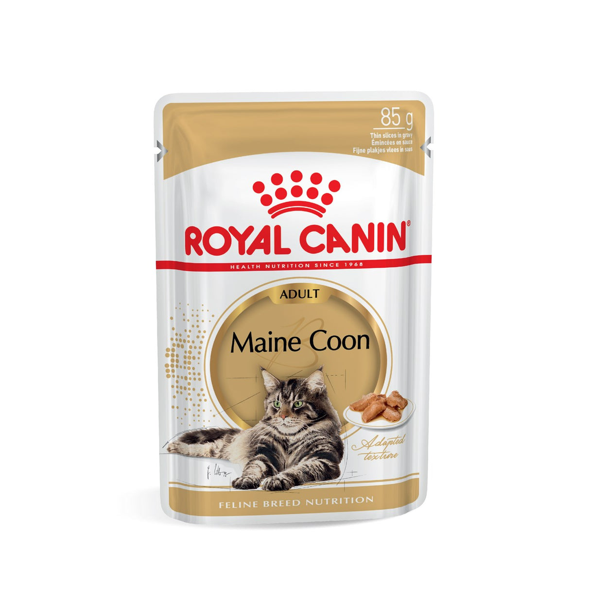 Adult Paté, menuboks pouch Maine Coon, 85 g