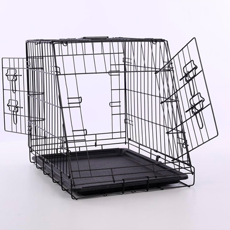 Transportbur skråM 77x48x55,5 cm sort - Maxi Zoo Danmark