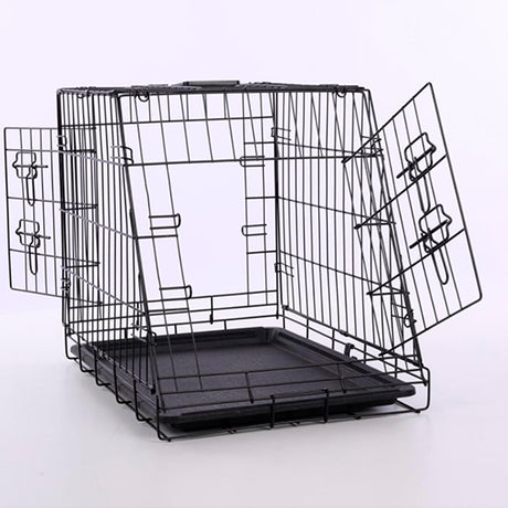 Transportbur skråS 63x44x50,5 cm sort - Maxi Zoo Danmark