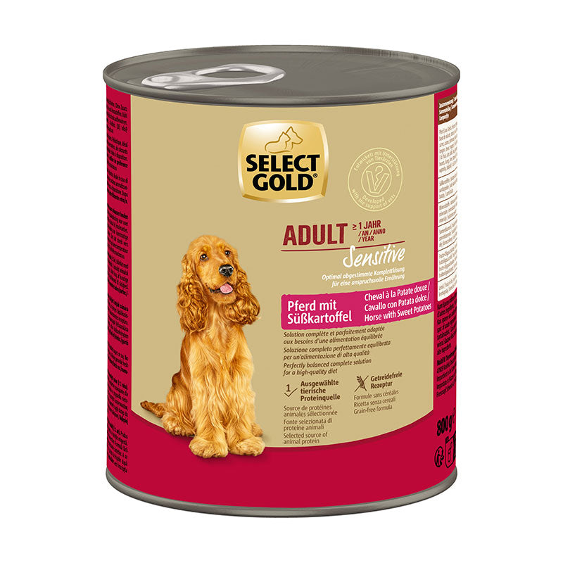 Adult Sensetivehest, sød kartofel  800g - Maxi Zoo Danmark