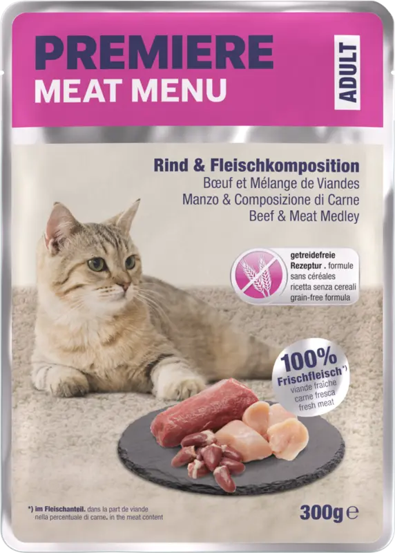 Adult Meat Menu okse 300 g - Maxi Zoo Danmark