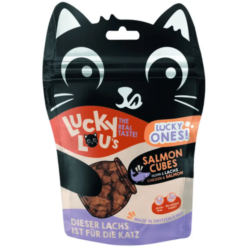 Cubes 80 g laks, kylling - Maxi Zoo Danmark