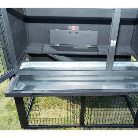Kaninbur 116x63x109,4 cm sort - Maxi Zoo Danmark