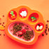 Slow Feeder Lick Pad Mini 20x18x3,2 cm orange - Maxi Zoo Danmark