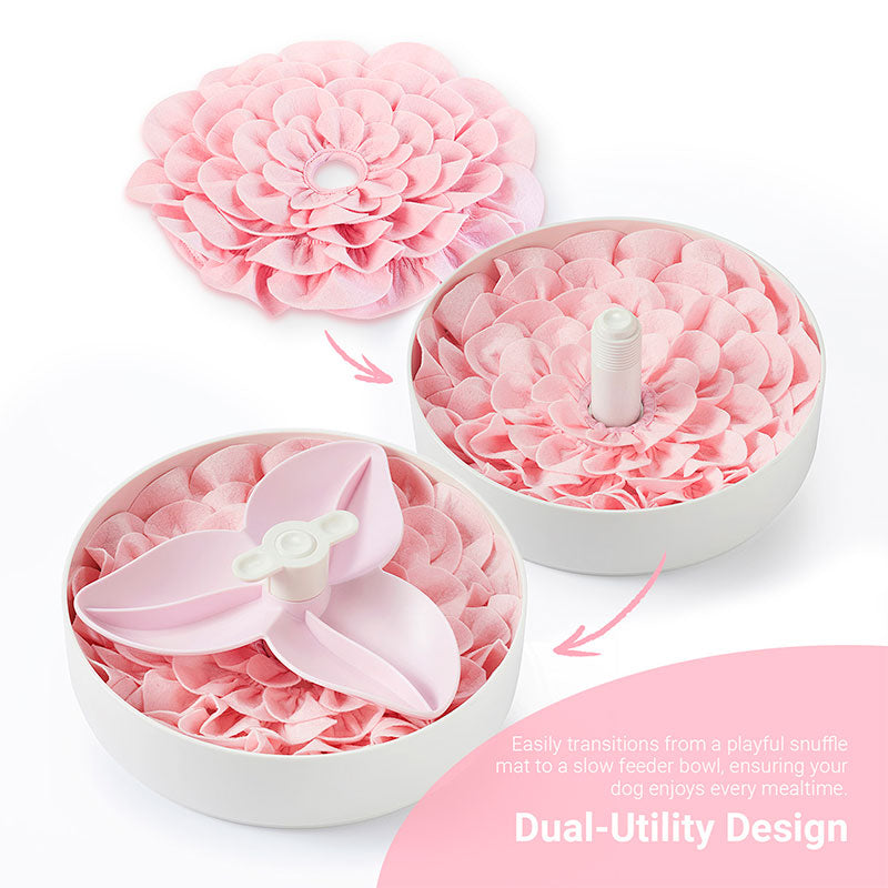 Blossom Snuffle Mat 23x3 cm 2-pak lyserød - Maxi Zoo Danmark