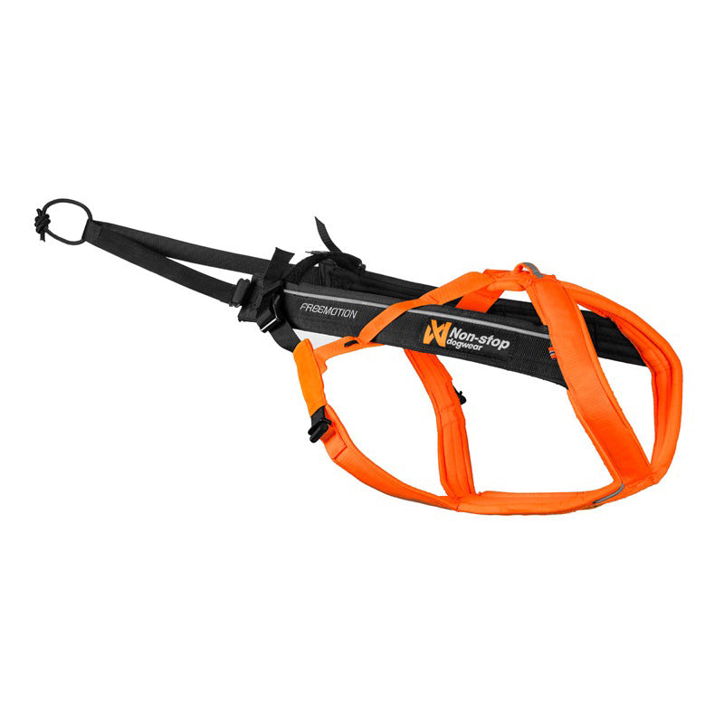 Hundesele Freemotion 5 0 sort & orange - Maxi Zoo Danmark
