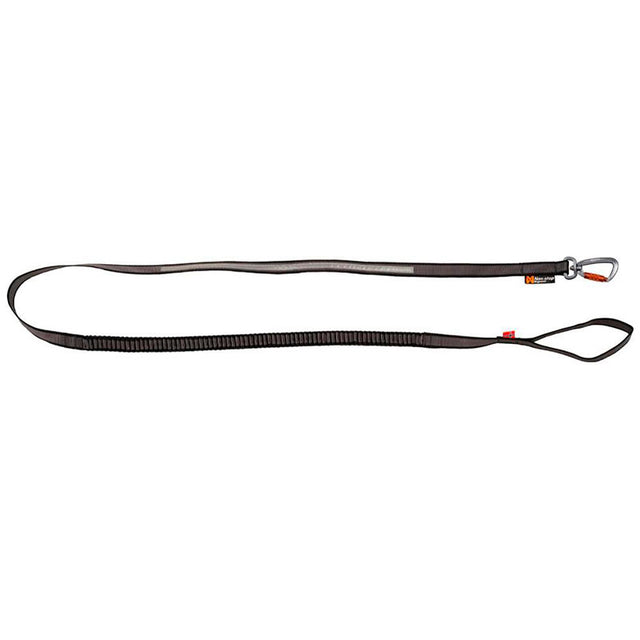 Hundeline touring bungee 3 m sort & grå - Maxi Zoo Danmark