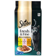 Fresh & Fine menuboks pouch m/sauce fisk + fjerkræ 6x50g - Maxi Zoo Danmark