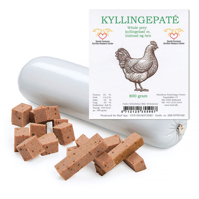 Paté pølsem/ben kylling 800 g - Maxi Zoo Danmark