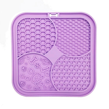 Slikkemåtte Lily20x20x1,2 cm lilla - Maxi Zoo Danmark