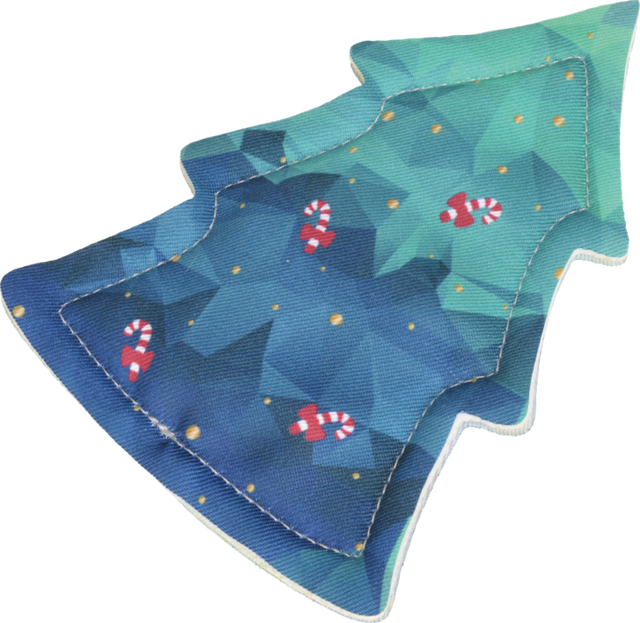 XMAS hyggepude juletræ m/catnip 13,5x9,5 cm - Maxi Zoo Danmark