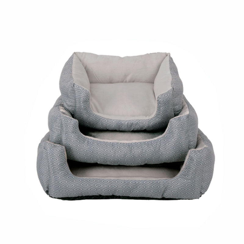 Hundeseng L 77x61x45 cm grå - Maxi Zoo Danmark