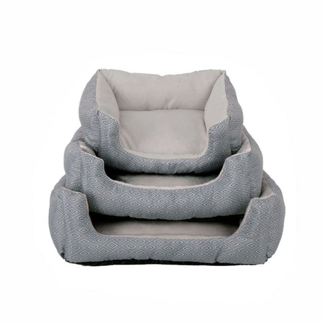 Hundeseng L 77x61x45 cm grå - Maxi Zoo Danmark