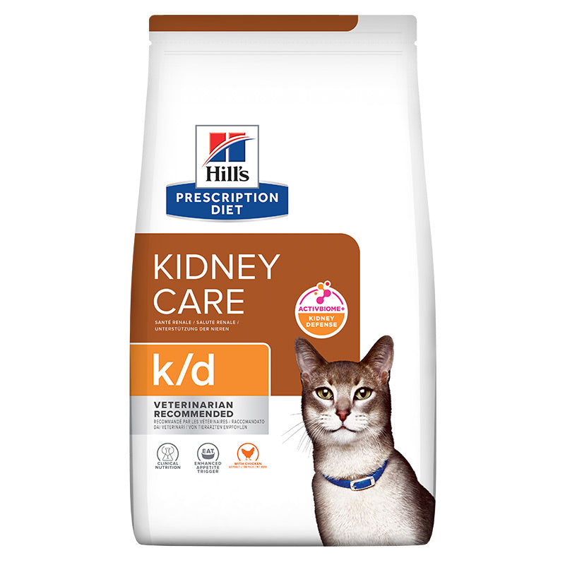 Diætetisk Feline k/d kylling 8 kg