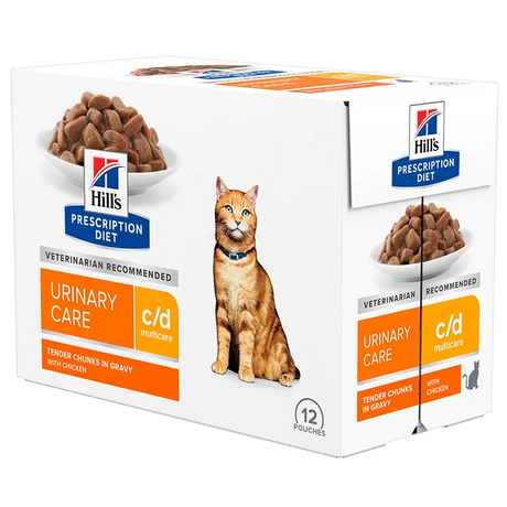 Diætetisk Feline c/d Multicare kylling 12x85 g - Maxi Zoo Danmark