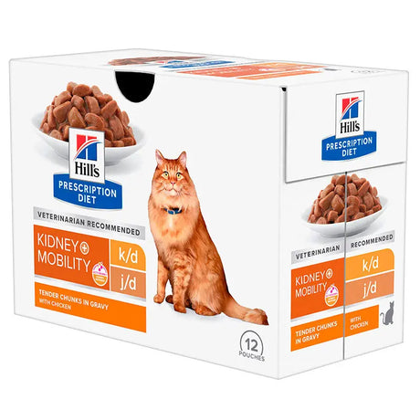 Diætetisk Feline k/d+Mobility kylling 12x85 g - Maxi Zoo Danmark