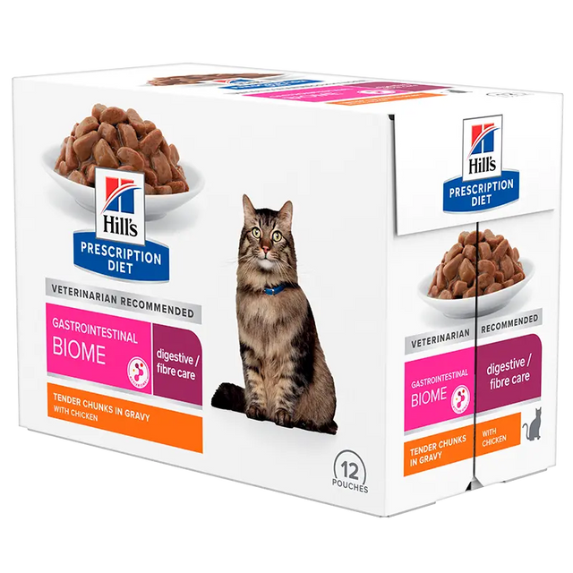 Diætetisk Feline GI Biome kylling 12x85 g - Maxi Zoo Danmark