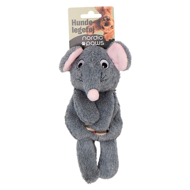 Plyslegetøj Knitre Mus 20 cm - Maxi Zoo Danmark