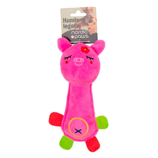 Plyslegetøj Langhals Gris 17 cm - Maxi Zoo Danmark