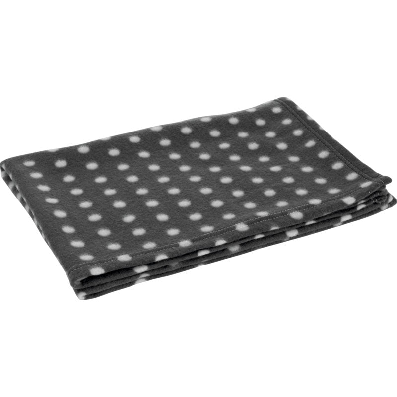 Fleecetæppe classic 100x70 cm grå - Maxi Zoo Danmark